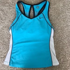 Blue Athletic Tank Top